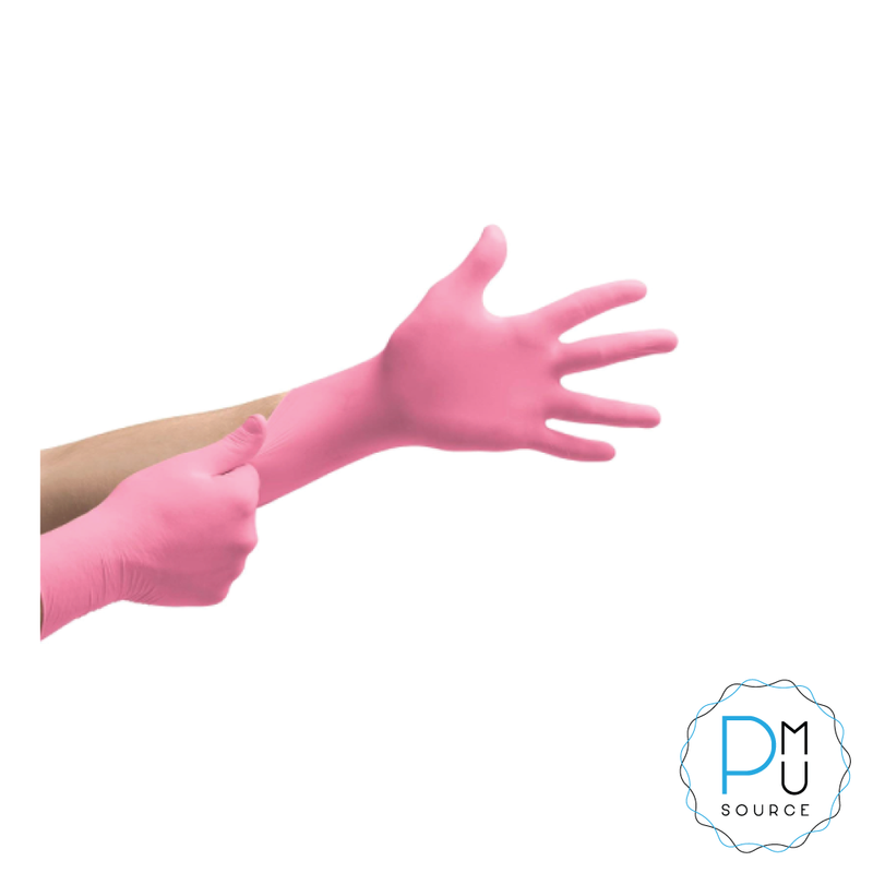 Medium Pink Reflective Microfiber Multi-Purpose Gloves SGK 802