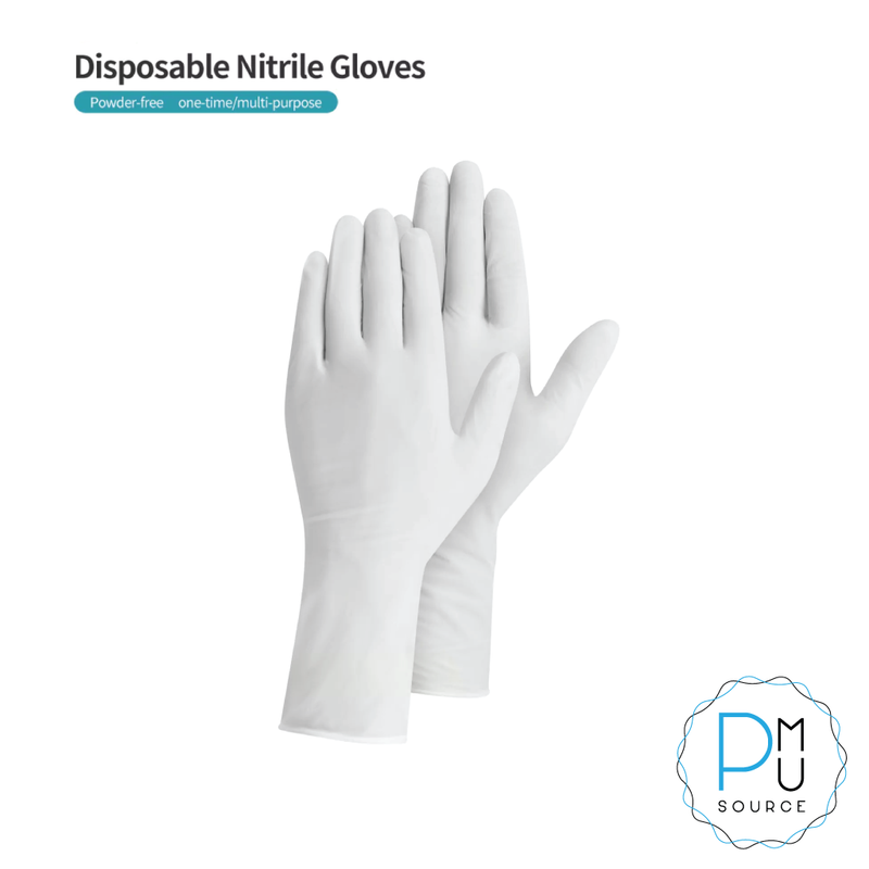 Microflex White Nitrile Gloves (100/Box)